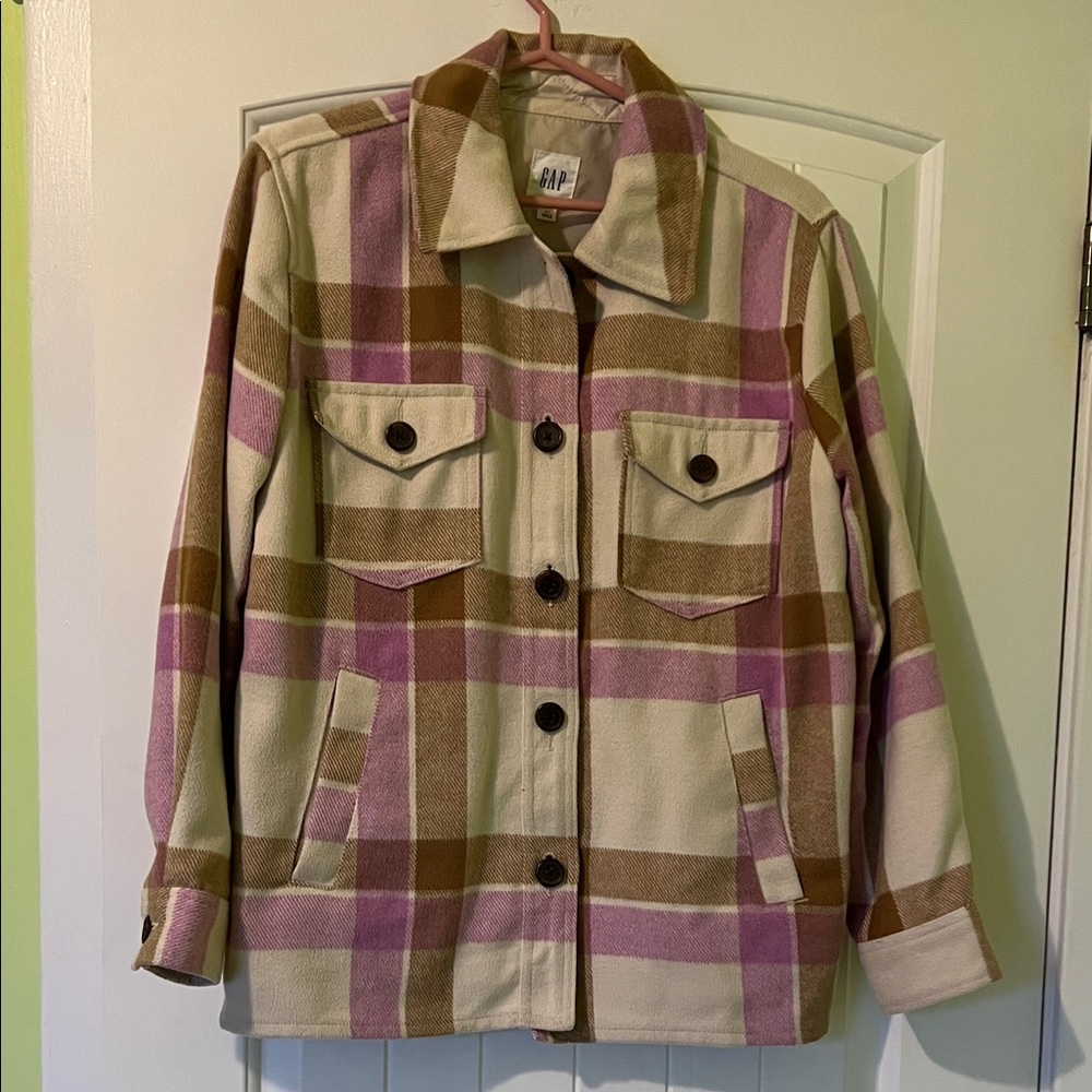 GAP Women's Plaid Shacket